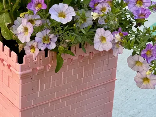 Large Castle Planter (easy watering)