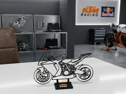 KTM RC8R Silhouette-Desk & Wall Decor