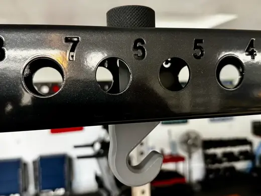 Hanging Accessory Hook for 3x3 1" Squat Racks