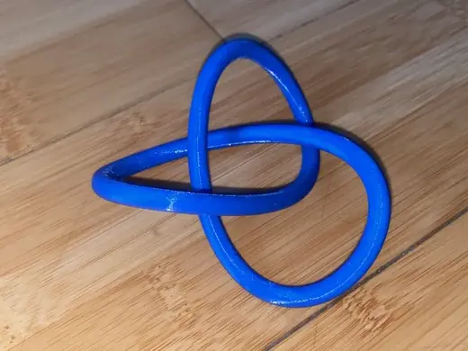 No Support Trefoil Knot – Mathematical Sculpture
