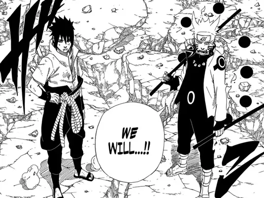 Naruto & Sasuke - HUEFORGE Manga Panel