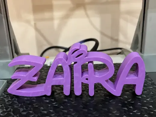 Scritta Zaira Font Disney