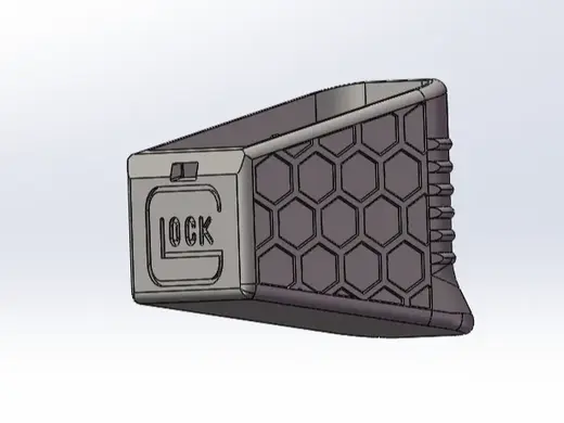 OY G17防滑纹文具盒底盖