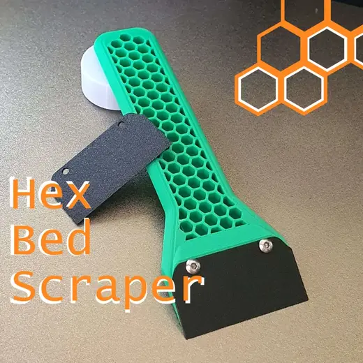Hexagon Bed Scraper With Swappable Blades