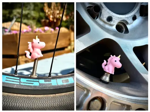 Cute Unicorn Valve Stem Caps! Cars and Bikes!