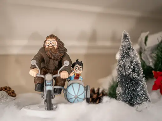 Harry Potter and Hagrid Motorbike Colored