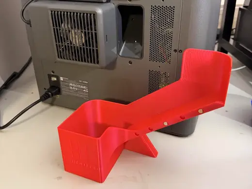 Minimalist Poop Chute Slide - air exhaust friendly