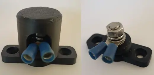Stud terminal for 12V/24V ring lugs - M6