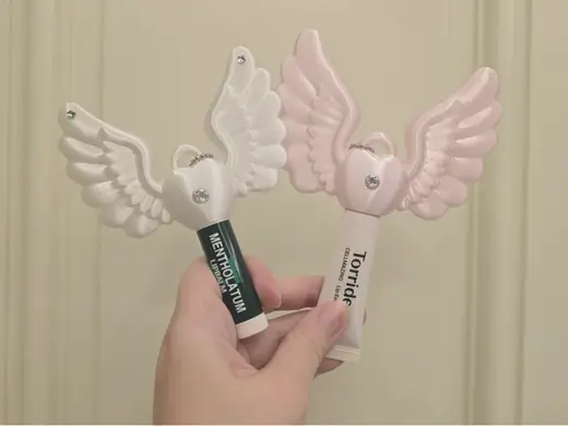 天使变身棒润唇膏挂件