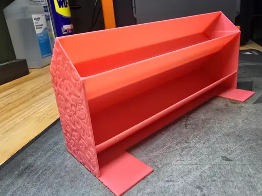 Nail Polish Organizer With Flower Print