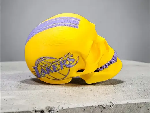 Los angeles Lakers Skull
