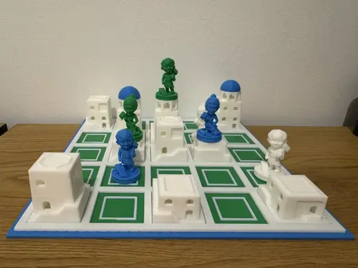 Perfect Santorini board game