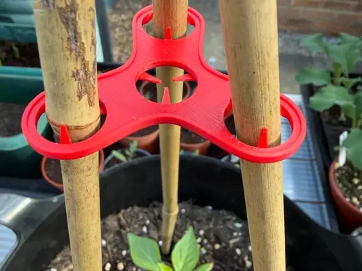 Garden Cane Pyramid Connector