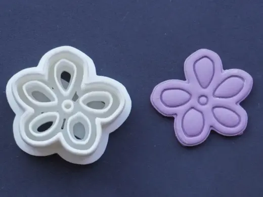 Flower Polymer Clay Cutter Earrings Pin Necklace