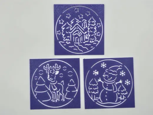 Winter Wonderland Stencil Collection