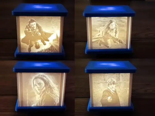 Harry Potter Lithophane (Harry,Ron,Hermione,Ginny)