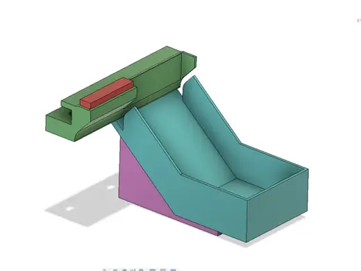 Anycubic Chiron Nozzle Wiper + Poop Bucket