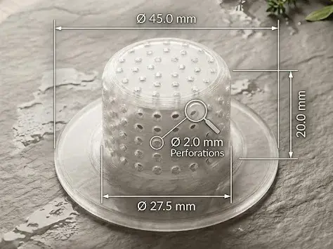 Anti-Clogging Sink & Shower Drain Filter