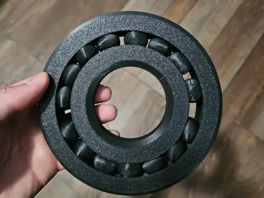 Print in place ball bearing large fidget