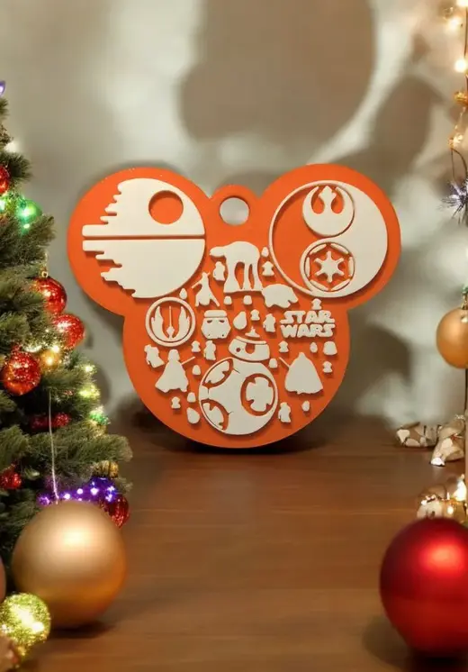 Adorno navideño disney star wars