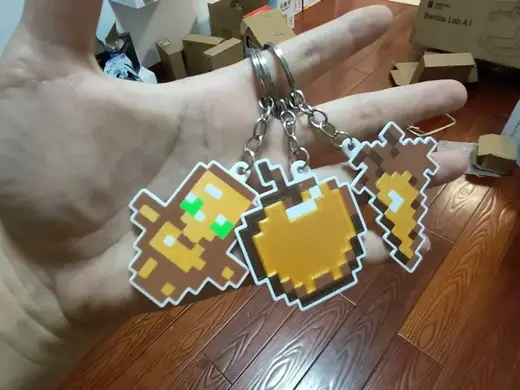 我的世界附魔金萝卜钥匙扣