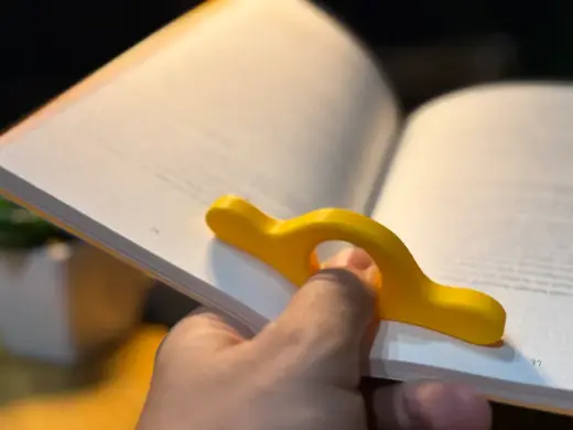 One-Handed Book Page Holder Ergonomic Reading Grip