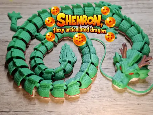 SHENRON flexy articulated dragon