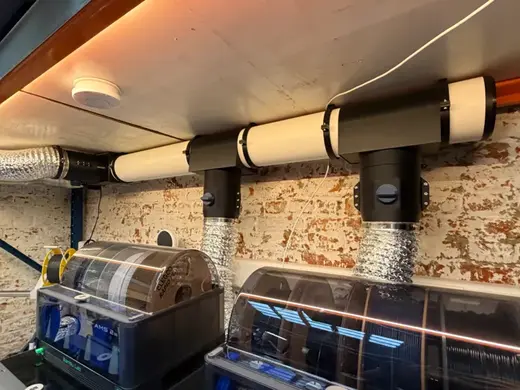 P1S/X1C ventilation system and fume extractor