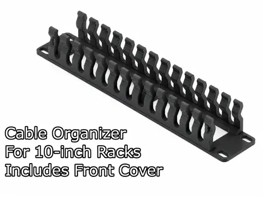10-Inch Rack Mount Cable Duct/Organizer
