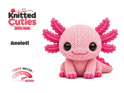 Knitted Cuties | Axolotl