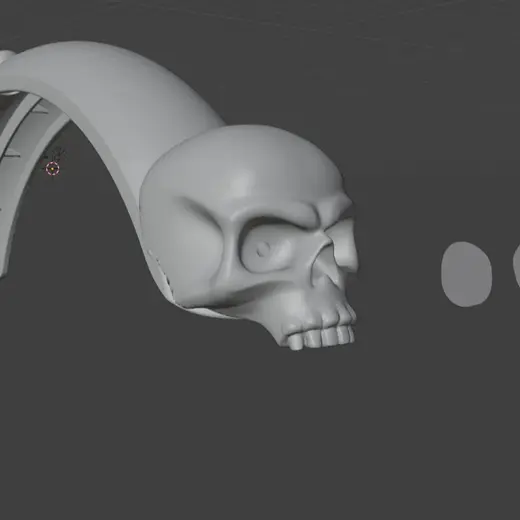 Xiaomi essential/365 rear fender with skull