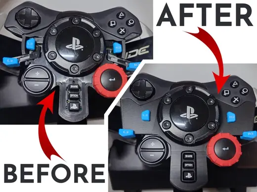 Logitech G29/G923/G920/G293 Faceplate/Button Plate