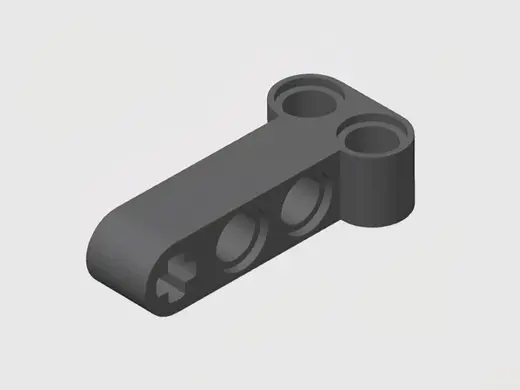 Cross Block with 4 Pin Holes and Axle Hole (49491)
