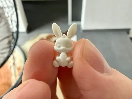 Ultimative Micro Testprint Easter Bunny 1,5cm