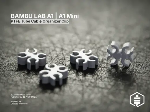 A1 Mini PTFE Tube Connector | Cable Organizer Clip