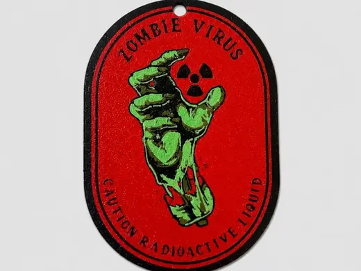 Zombie Virus Keychain | Radioactive Series