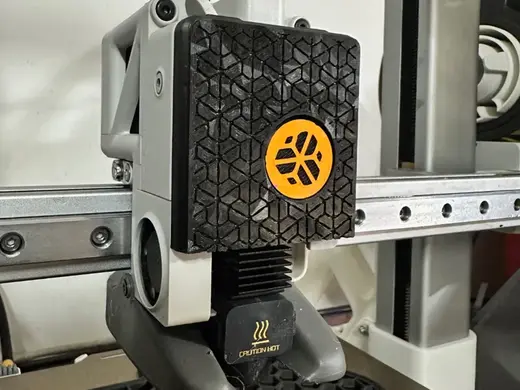 A1 und A1 Mini Cover Extruder more Air for Nozzle