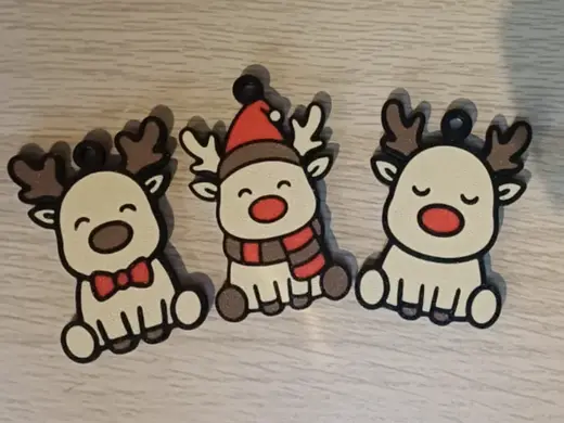 Reindeer Trio Ornaments