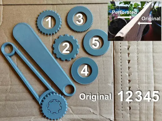 Custom Box Cardboard Perforator/Perforation Tool