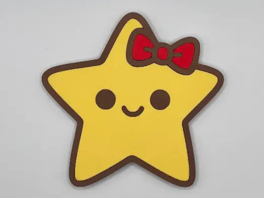 Star | Christmas fridge magnets | No AMS
