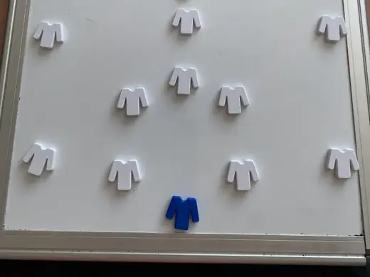 Football Tactic Magnets for 5x1 sized magnets