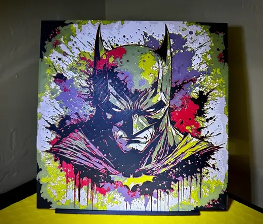 Batman hueforge - 8 color original artwork