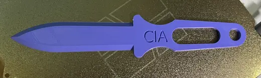 Tactical CIA Letter Opener - Sharper edge version