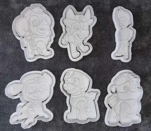 Paw Patrol Cookie Cutter Set V2 – Set of 6