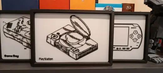 Playstation Console Patent Art (With "PlayStation" text)