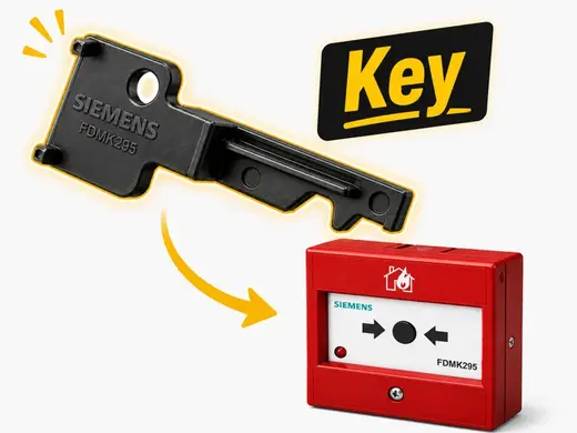 Siemens FDMK295 reset key