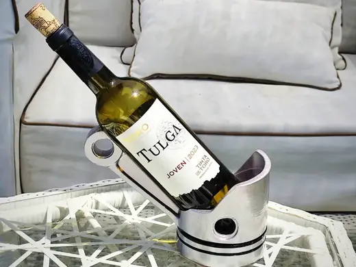 Giant Piston Wine Bottle Holder