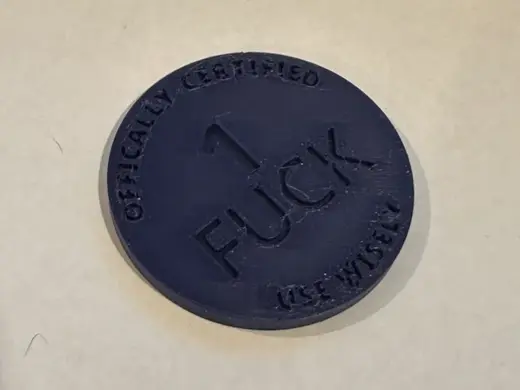F-Coin V2 – So You Can Count Your F*cks