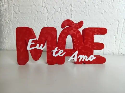 Letreiro Decoração Mãe Eu Te Amo