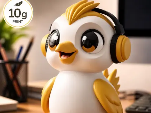Headphone Chick Desk Buddy - 2 versions
